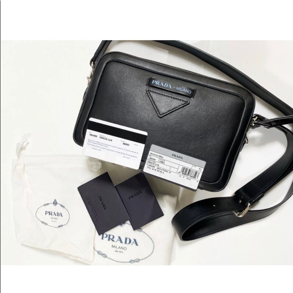 PRADA Concept calfskin leather bag